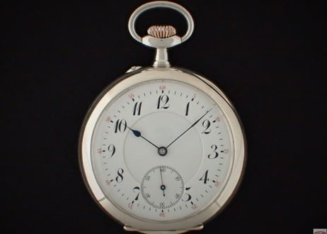 AX-29B　システムグラスヒュッテ   System Glashütte　シルバーケース懐中時計