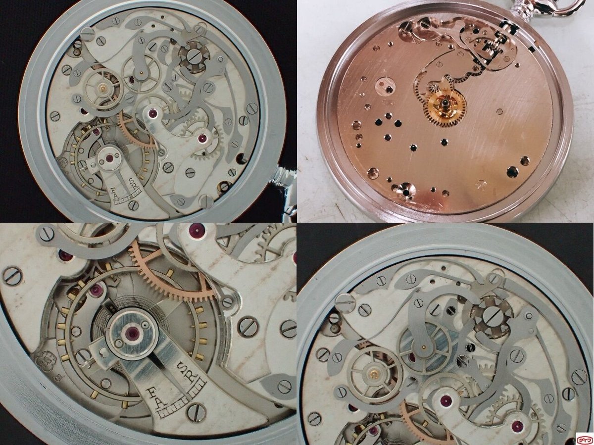 AS-89B ホイヤー HEUER クロノグラフ懐中時計 バルジューCal.5