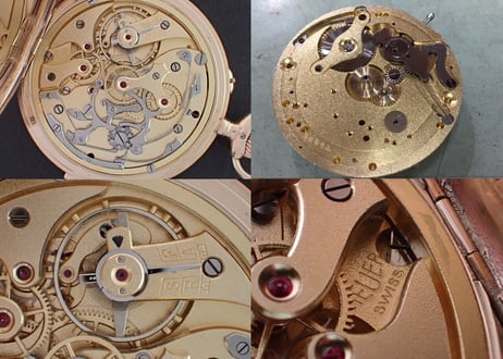 AT-41B　ホイヤー  クロノグラフ　HEUER　chronograph　　懐中時計　K14YGハンターケース