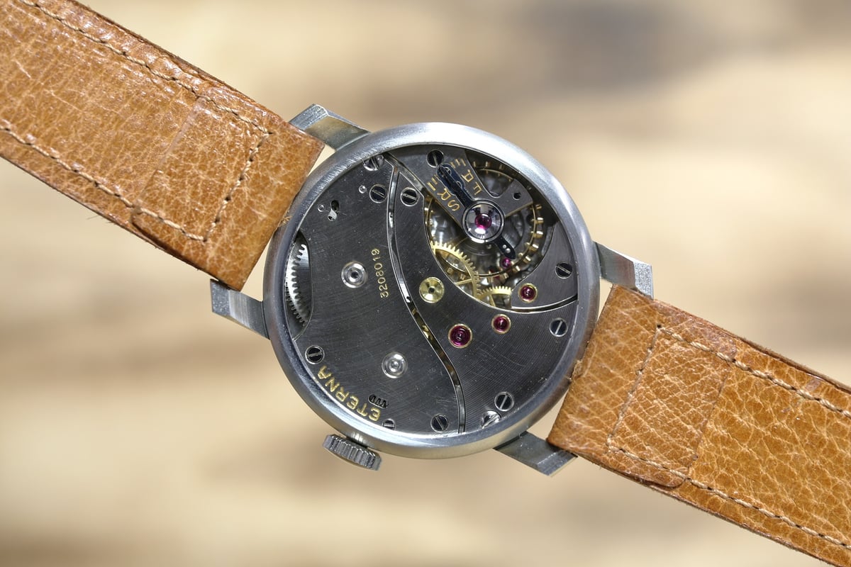 AX-26B エテルナ ETERNA Cal.852 手巻き スケルトン裏蓋 デッド