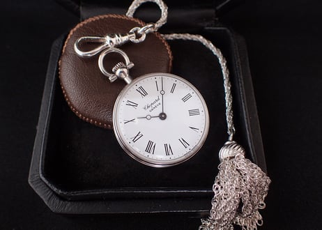 AZ-31B  ショパール　Chopard　懐中時計　シルバーケース　オリジナルBOX付き