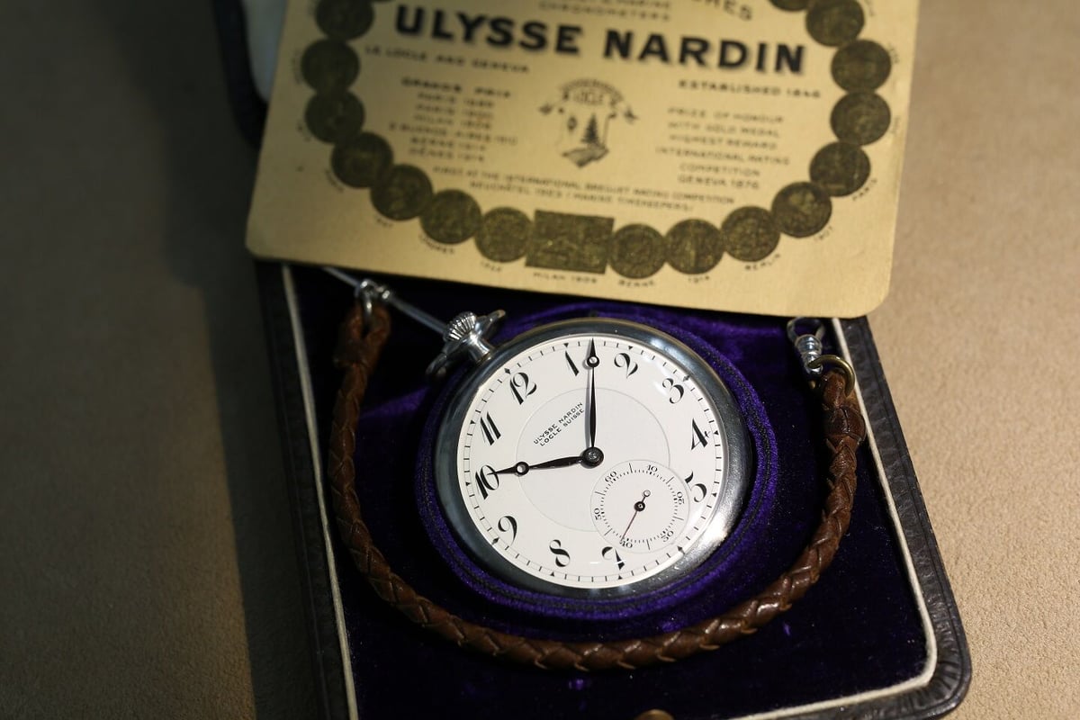 AX-35B ユリスナルダン Ulysse Nardin 懐中時計 オリジナルBOX AX-35B ユリスナルダン Ulysse Nardin 懐中時計 オリジナルBOX