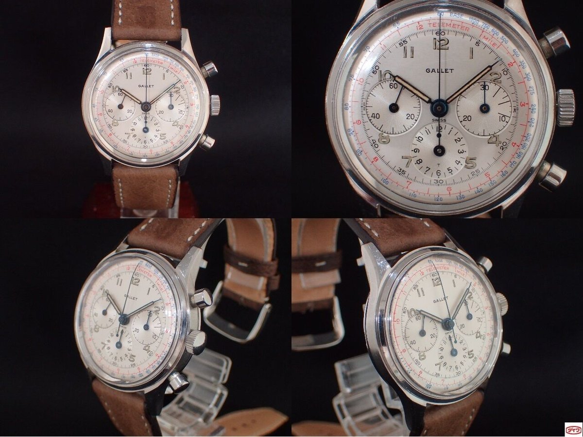 スイス製懐中時計エクセルシオパーク クロノグラフ手巻き - アクセサリー