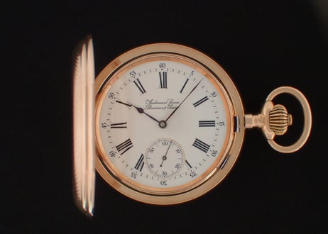BA-4B オーデマ・フレーレ  AUDEMARS FRERE  K14YG ハンターケース　懐中時計