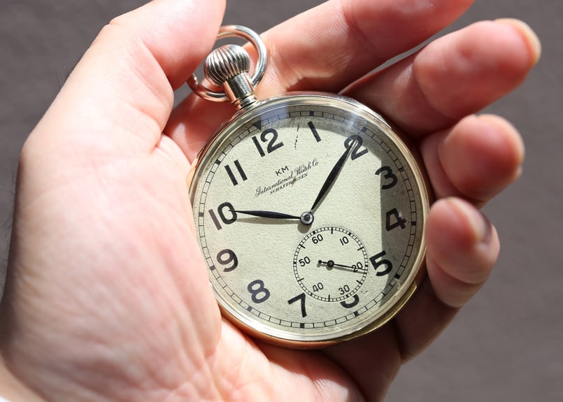 値下げ、アンティーク 懐中時計 ドイツ製 BA-33B IWC KM II.Kl. 旧ドイツ海軍 ミリタリー懐中時計 | アンティー