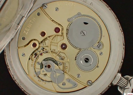 AＵ-40B　ゼニス　ZENITH　「ＡＡＲＡＵ」シューティングフェスタ懐中時計　オリジナルBOX・ペーパー付属