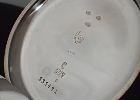 AZ-8B 　ルファー Le Phare ミニッツリピーター懐中時計　シルバーケース