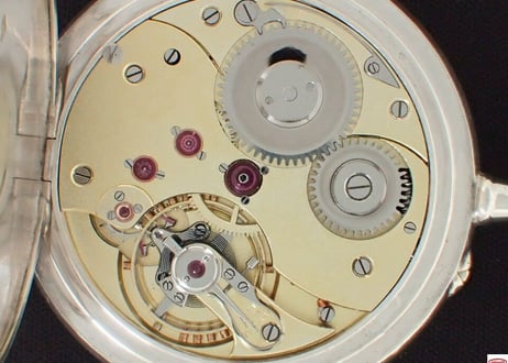 AX-29B　システムグラスヒュッテ   System Glashütte　シルバーケース懐中時計