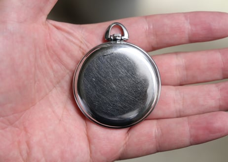 BB-14B   ティソ　 CHs TISSOT＆FILS　ブラックツートンセクターダイヤル　Antimagnetique　懐中時計