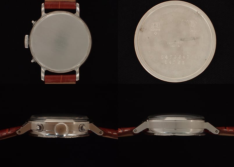 AX-38C モバード MOVADO カレンドグラフ Cal.470 ブラックダイヤル |