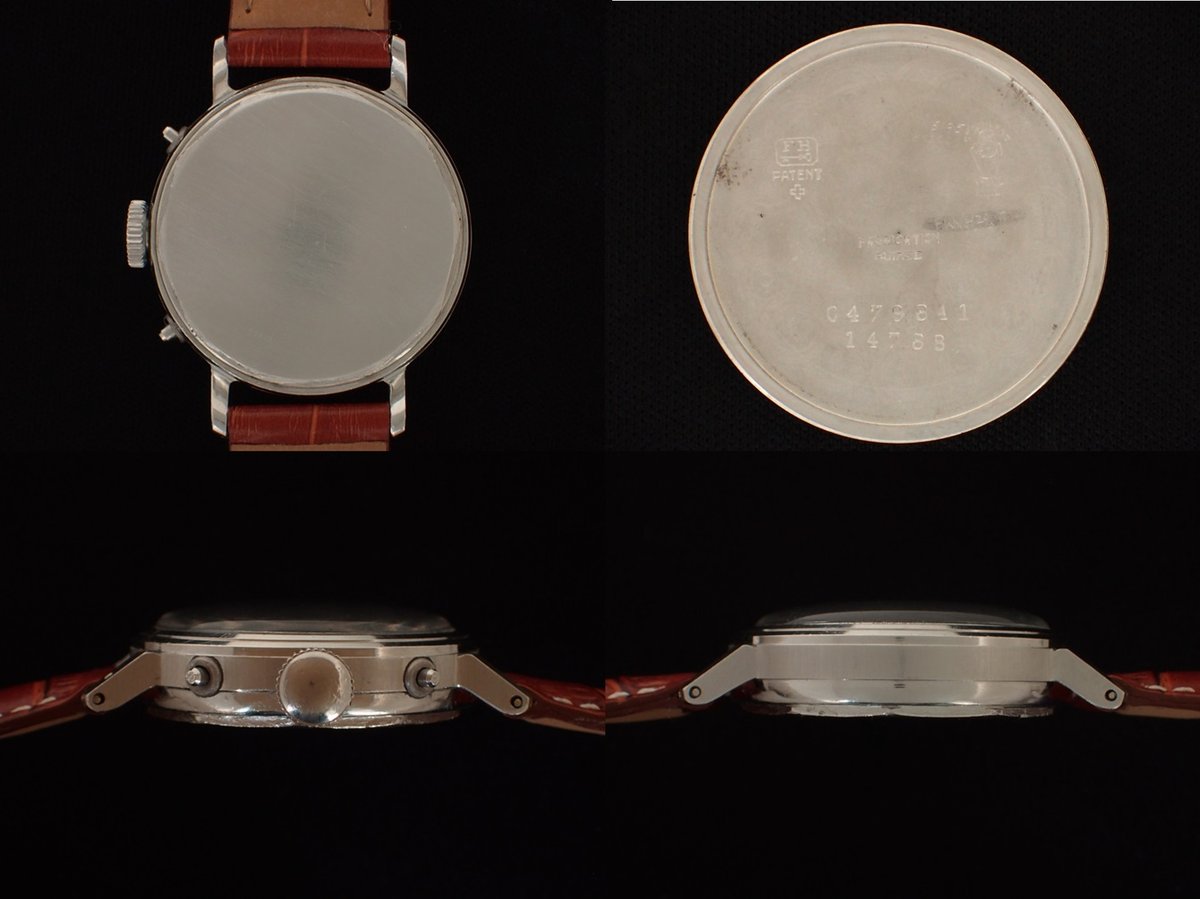 AX-38C モバード MOVADO カレンドグラフ Cal.470 ブラックダイヤル |