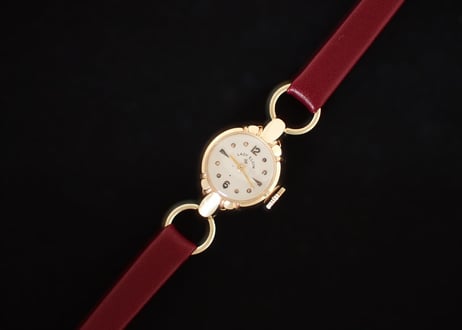 ＡN-67D　レディーエルジン 　LADY ELGIN　手巻き　K14YGケース　BOX付き