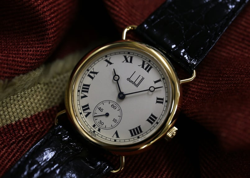 【稼働】dunhill センテナリー スモセコ 100周年記念 腕時計 メンズ dunhill（ダンヒル） 750 センテナリー 創業100周年記念 スモール