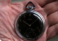 AX-60C 　ドクサ　 DOXA　懐中時計　ブラックミラーダイヤル