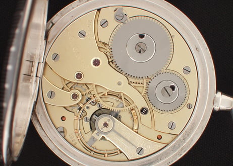 AX-24A  ロンジン　LONGINES　ニエロケース Cal.19.25　懐中時計