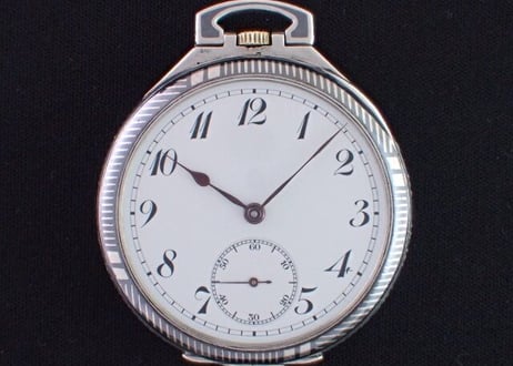 AT-40B　サンティミエ スクールウォッチ　 École d'horlogerie de Saint-Imier 　懐中時計 シルバーニエロ仕上げケース　希少