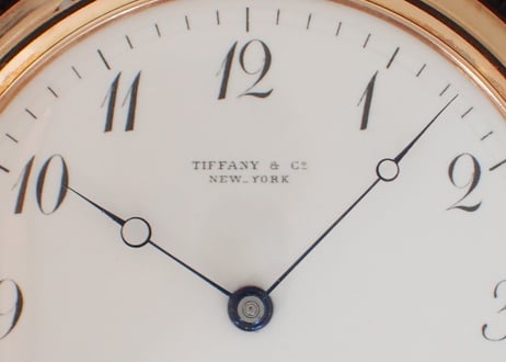 AY-9C ティファニー　Tiffany & Co.　懐中時計　K18RG　BOX付き