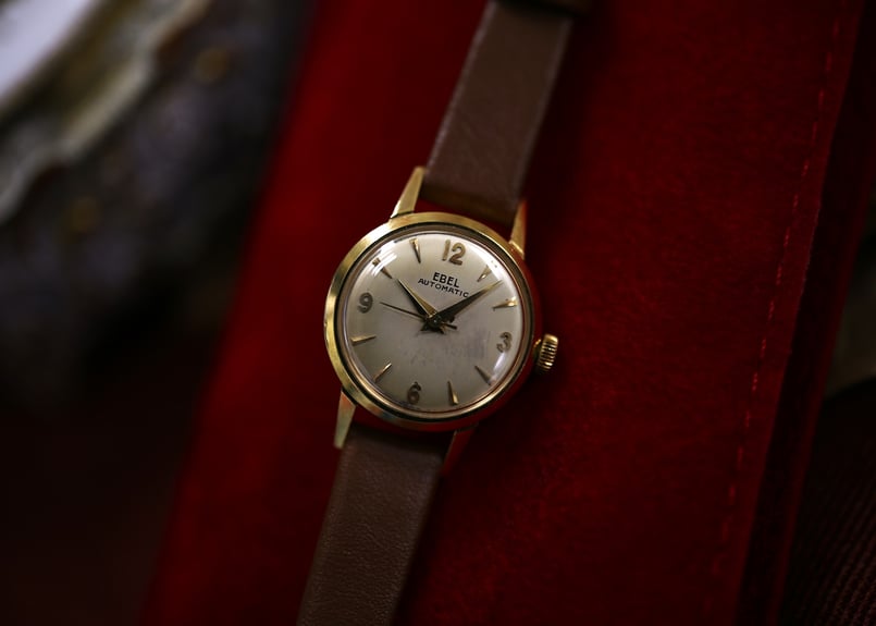 k18 スイス製 POST レディース 手巻き 腕時計 ヴィンテージ