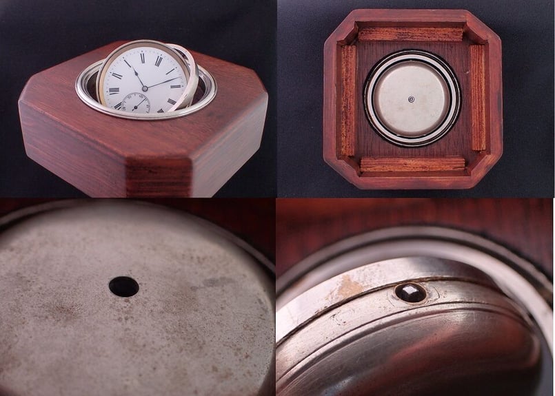 AK-39A マリンクロノメーター型 デテント Marine Chronometer 鍵巻
