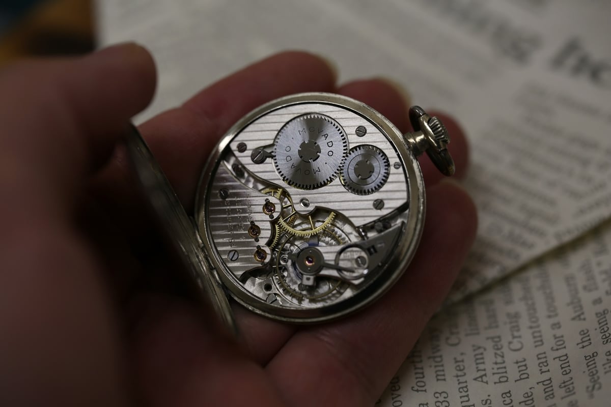 AZ-43B モバード MOVADO Cal.620N 薄型 懐中時計 | アンティーク