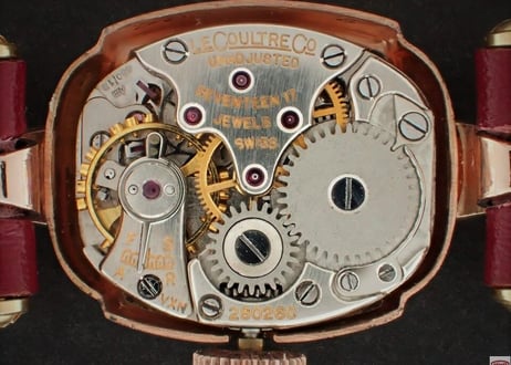 AL-63B　ルクルト　LE COULTRE　K14ピンクゴールドケース　手巻き　レディース
