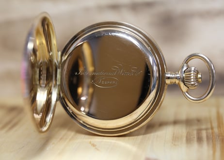 AZ-29B   IWC　International Watch Company 　Cal.53　K14RGハンターケース懐中時計