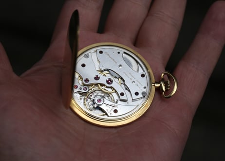 AZ-47B　ユリスナルダン   チューラーＷネーム 　Ulysse Nardin　　W.TURLER BERNE　K18YG  懐中時計　BOX付き