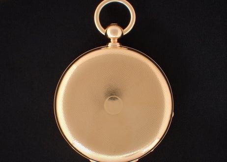AT-70B　 H.モーザー　H.Moser ＆ Cie. 鍵巻鍵合せ懐中時計　K18YGハンターケース