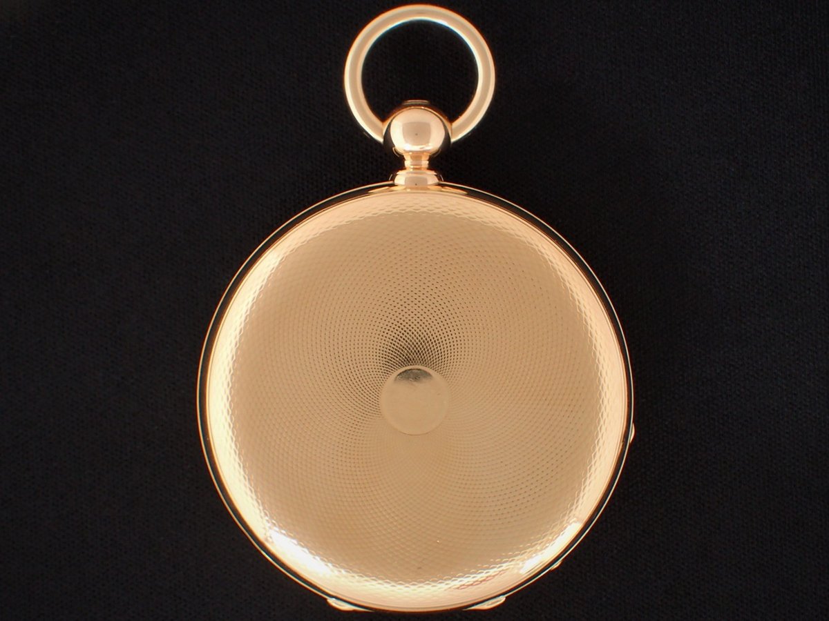 AT-70B H.モーザー H.Moser ＆ Cie. 鍵巻鍵合せ懐中時計 K18YGハン