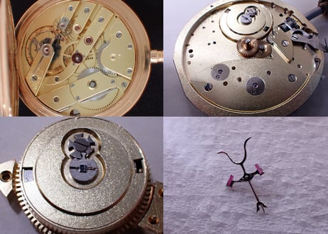 BA-4B オーデマ・フレーレ  AUDEMARS FRERE  K14YG ハンターケース　懐中時計