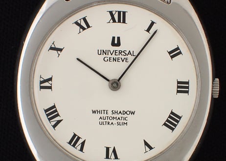 AZ-21B  ユニバーサルジュネーブ　 UNIVERSAL GENEVE　ホワイトシャドー  WhiteShadow　マイクロローター　ウルトラスリム　自動巻き　ホワイトダイヤル