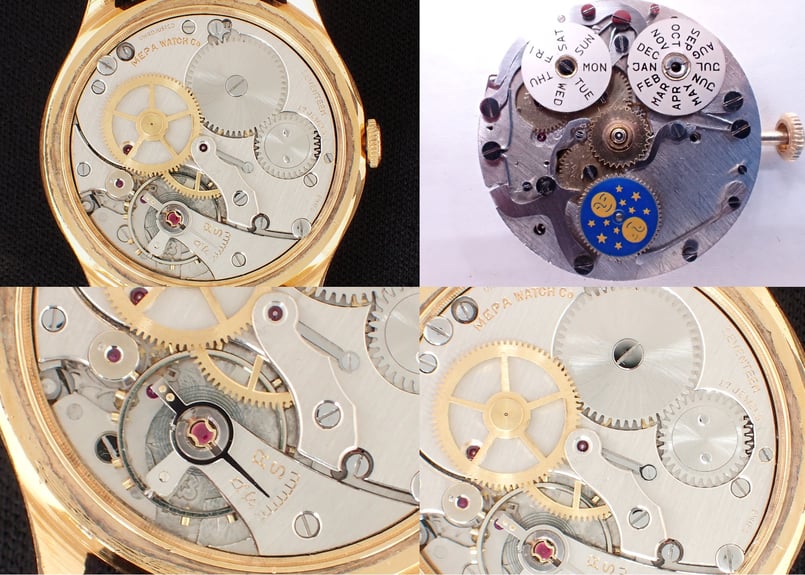 AZ-51D MEPA WATCH トリプルカレンダームーンフェイズ 手巻き