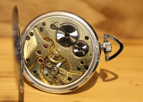AX-60C 　ドクサ　 DOXA　懐中時計　ブラックミラーダイヤル