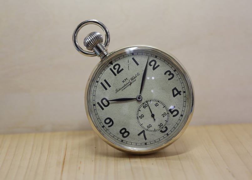 BA-33B IWC KM II.Kl. 旧ドイツ海軍 ミリタリー懐中時計 | アンティー