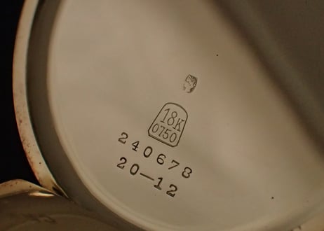 BA-6B  ティファニー　Tiffany & Co　懐中時計　K18YGケース