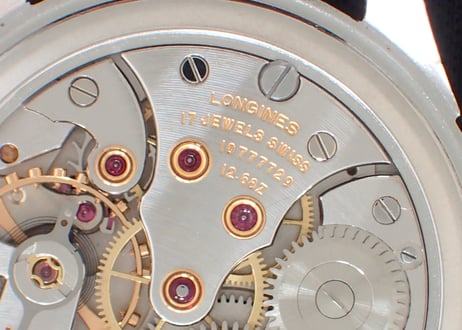 BA-38B  ロンジン  LONGINES　手巻き　Cal.12.68Z　スモールセコンド  スケルトン裏蓋付属