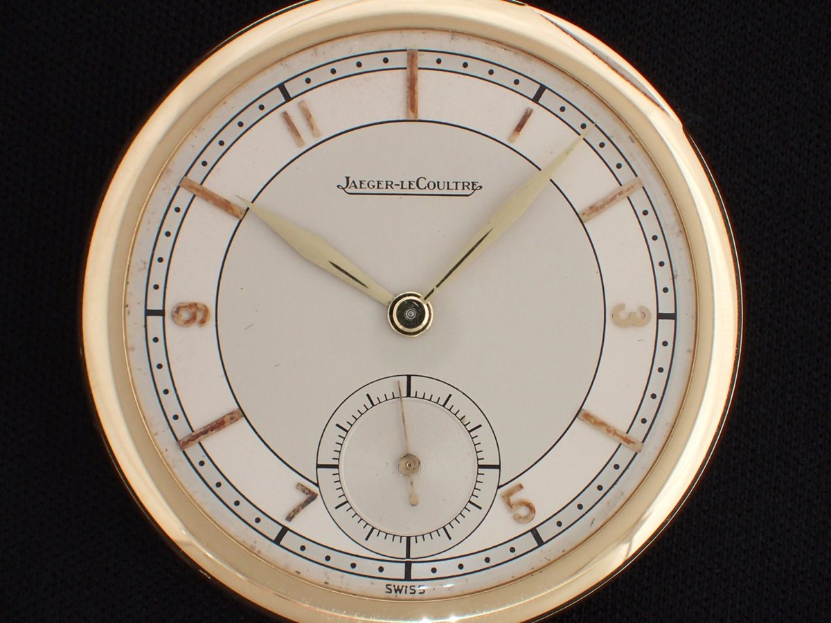 AZ-14B ジャガールクルト JAEGER LECOULTRE 懐中時計 K18YG薄 AZ-14B ジャガールクルト JAEGER LECOULTRE 懐中時計 K18YG薄