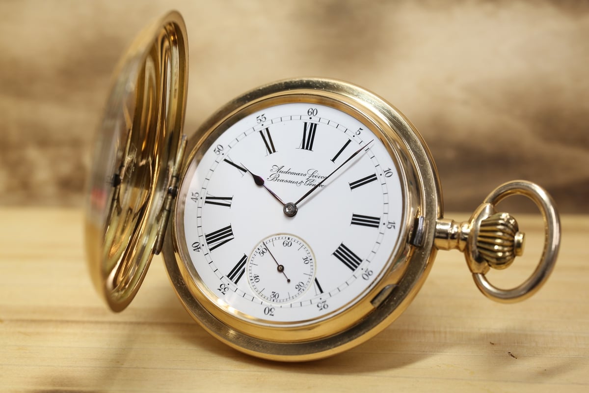 BA-4B オーデマ・フレーレ AUDEMARS FRERE K14YG ハンターケース