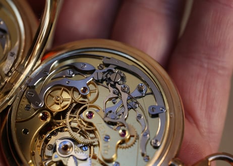 AT-14B　ゼニス　クロノグラフ　ZENITH　chronograph　懐中時計　K14RGケース