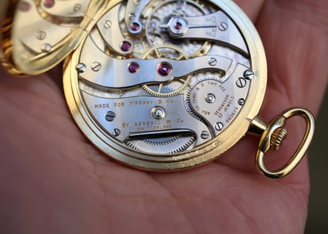 BA-6B  ティファニー　Tiffany & Co　懐中時計　K18YGケース