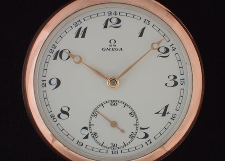 BA-34B  オメガ　ベルメイユ仕上げ　OMEGA　Vermeil　Cal.19LB.T1　懐中時計