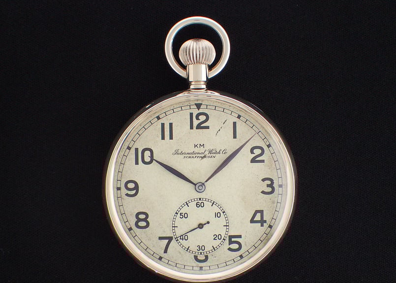 BA-33B IWC KM II.Kl. 旧ドイツ海軍 ミリタリー懐中時計 | アンティー