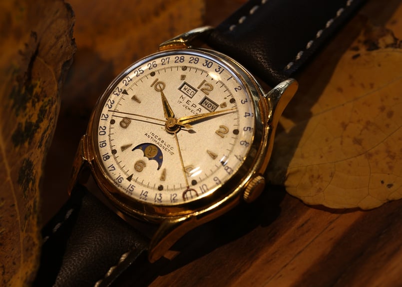 AZ-51D MEPA WATCH トリプルカレンダームーンフェイズ 手巻き