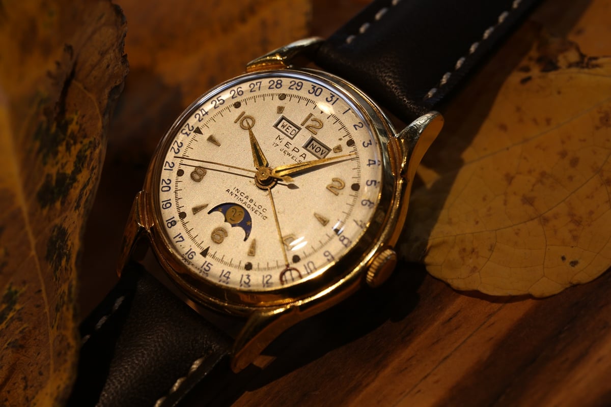 AZ-51D MEPA WATCH トリプルカレンダームーンフェイズ 手巻き