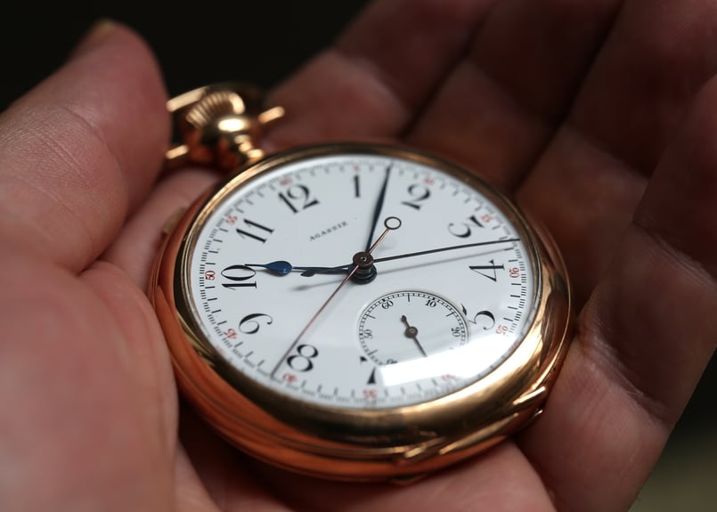 AR-92D アガシ AGASSIZ ラトラパンテ クロノグラフ Rattrapante C