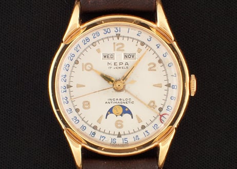 AZ-51D  MEPA WATCH　トリプルカレンダームーンフェイズ  手巻き