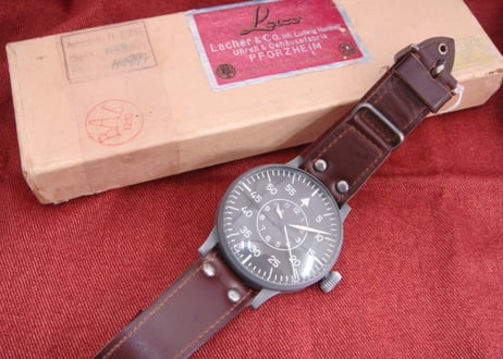 AP-108　LACO ドイツ空軍ナビゲーションウォッチWW2 タイプB（Baumuster B)オリジナルモデル