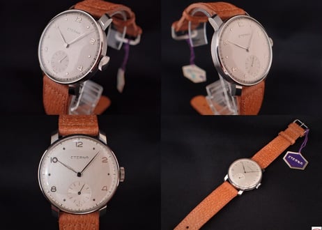 AX-26B　 エテルナ　ETERNA　Cal.852　手巻き　スケルトン裏蓋　デッドストック　BOX付き