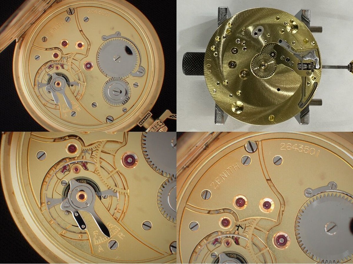 AX-59A ゼニス ZENITH クロノメーター Chronometre 薄型懐中時計