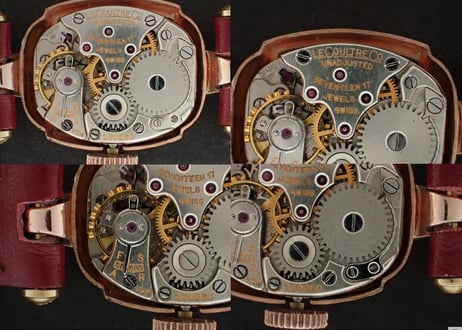 AL-63B　ルクルト　LE COULTRE　K14ピンクゴールドケース　手巻き　レディース